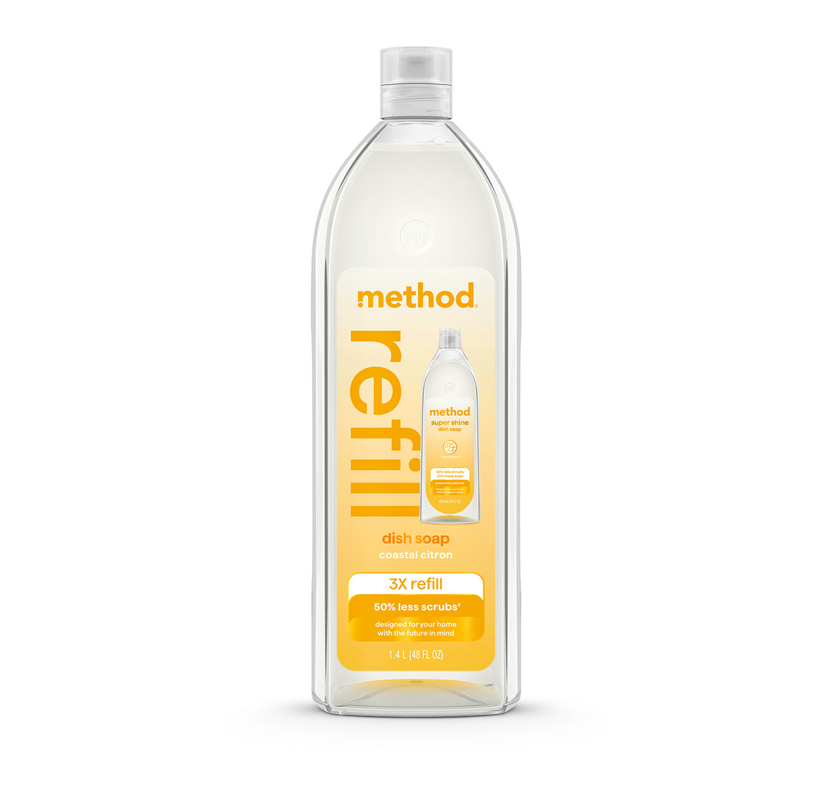 MTHD_LiquidDishSoapRefill_48oz_CoastalCitron_Front_US_390778